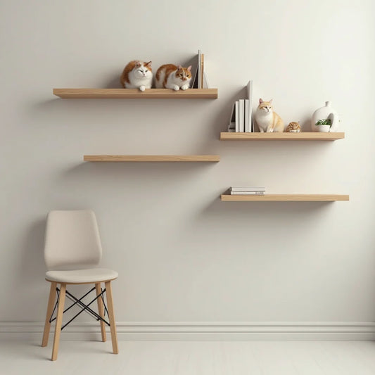 Wall Mounted Cat Shelves - Wall-Mounted Cat Shelves: Elevate Your Cat’s Space